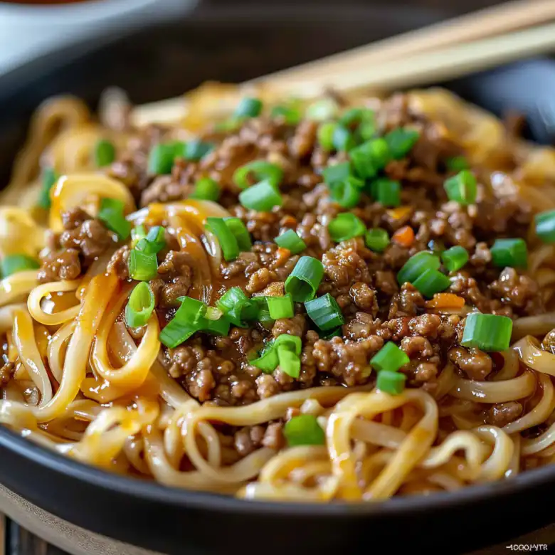 Easy Mongolian Ground Beef Noodles Recipe - Ready in 30 Minutes 2 image 130