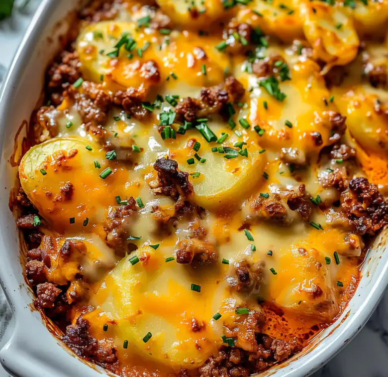 Hobo Casserole Ground Beef Recipe Easy - One Dish Family Dinner 2 image 132 e1774335067869