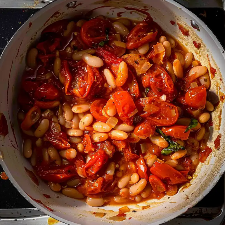 Easy Tomato Basil Butter Beans Recipe - One Pot Comfort Food 2 image 246