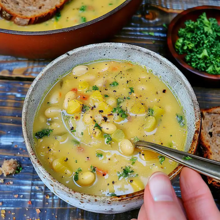 Creamy Vegan White Bean Soup Recipe - Hearty & Healthy 2 image 249