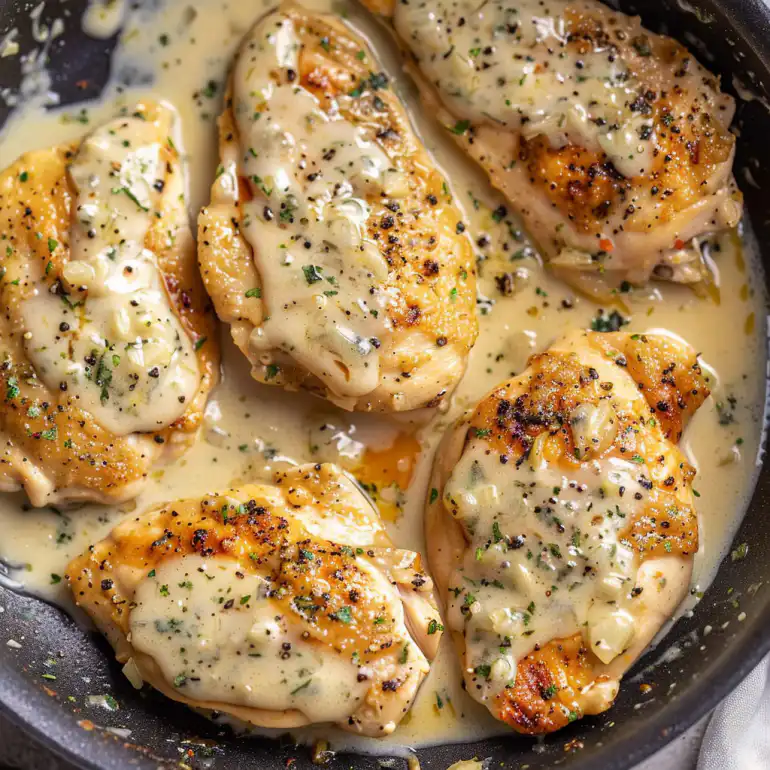 Easy Creamy Garlic Chicken Recipe - Ready in 30 Minutes 2 image 258