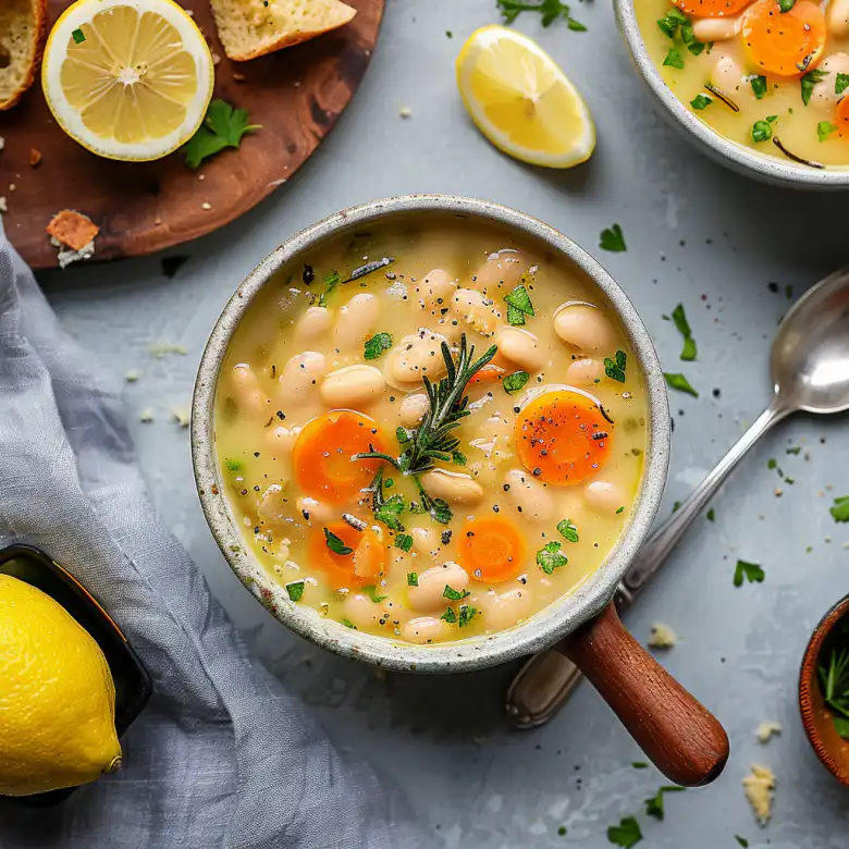 Lemon Rosemary White Bean Soup (Quick + Easy) - The Simple Veganista Recipe 2 image 35