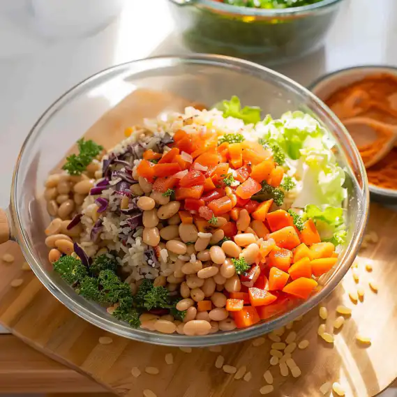 Healthy Mediterranean Rice and Beans Recipe - Easy & Flavorful 2 image 1030