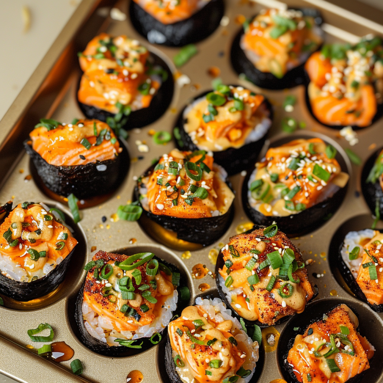 Easy Oven-Baked Salmon Sushi Bites Recipe - No Rolling Required! 2 image 106