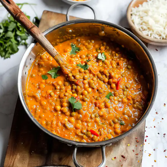 Easy Chickpea & Lentil Curry (Protein-Packed) Recipe 2 image 1083