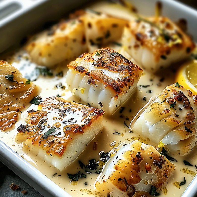 Baked Cod in Coconut Lemon Cream Sauce | Easy Weeknight Dinner 2 image 109