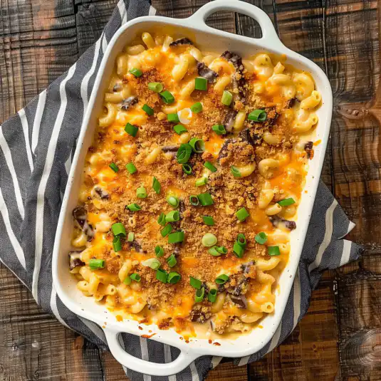 Delicious High-Protein Creamy Philly Cheesesteak Mac & Cheese Recipe 2 image 1121