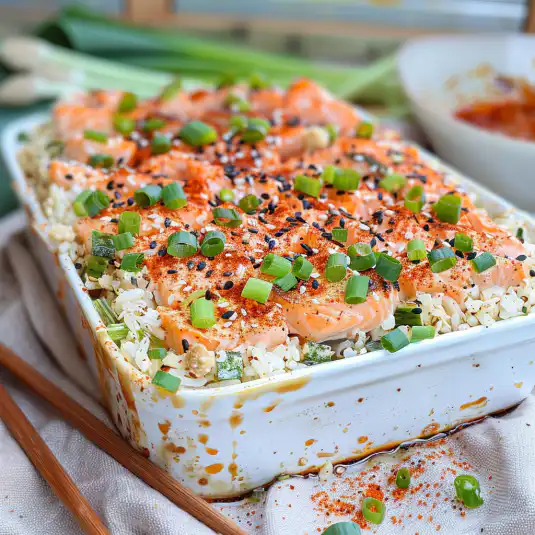 Easy Salmon Sushi Bake (Viral Recipe) - Delicious Homemade Comfort Food 2 image 1130