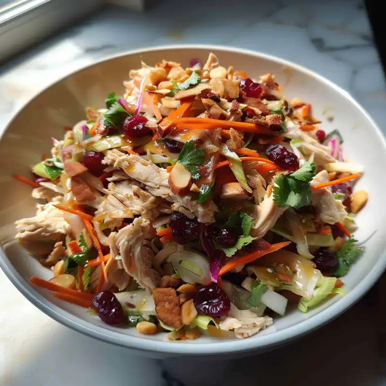 Asian Chicken Cranberry Salad: End Sad Lunch in 15 Min 2 image 114