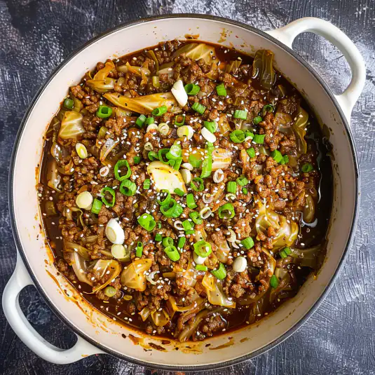 Delicious Low Carb Mongolian Ground Beef Cabbage Recipe - Easy Weeknight Meal 2 image 1149