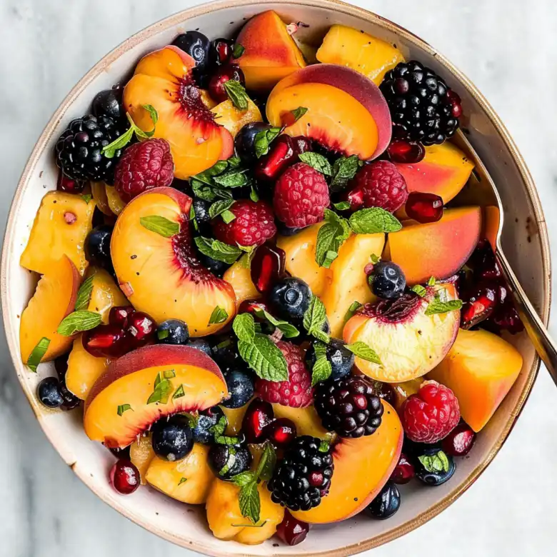 The BEST Summer Peach Fruit Salad Recipe for Picnics and BBQs 2 image 124