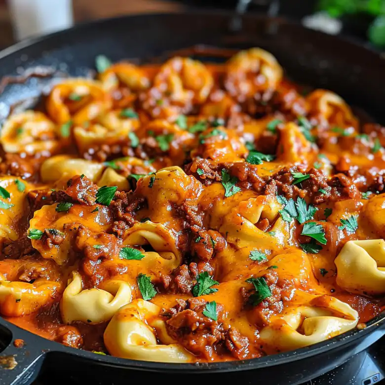 Cheesy Beef Enchilada Tortellini – Bold, Saucy & Irresistibly Cheesy! One-Pan Dinner 2 image 218