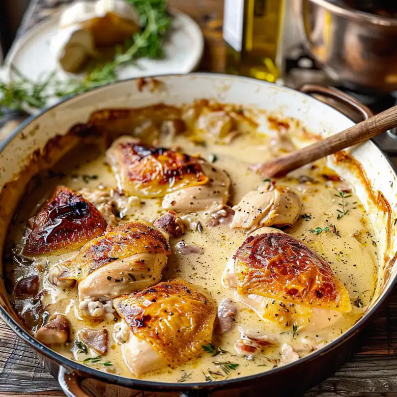 French Chicken Casserole à la Normande with Apples & Gruyère 2 image 243