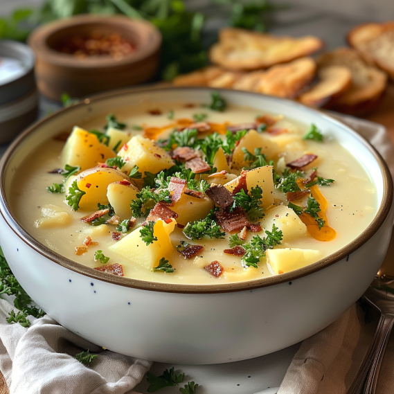 The Best Homemade Loaded Potato Soup Recipe - Easy & Delicious 2 image 303