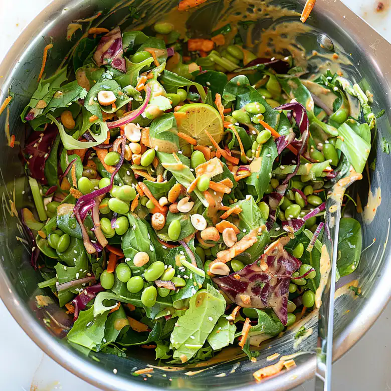 Edamame Crunch Salad with Sesame Cashew Lime Dressing Recipe 2 image 31