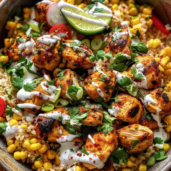Easy Street Corn Chicken Bowl: Flavorful & Quick Weeknight Dinner 2 image 315