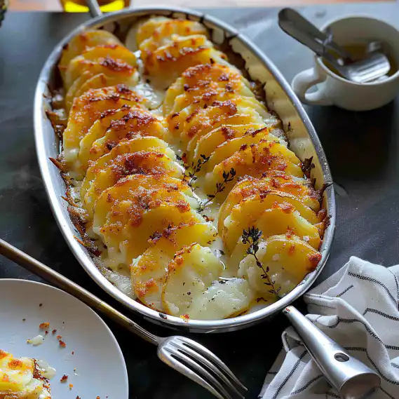 Delicious Au Gratin Potatoes Recipe - Easy Creamy & Cheesy Side Dish 2 image 608