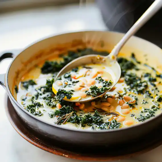 Creamy White Bean Soup with Kale, Rosemary & Lemon Recipe 2 image 711