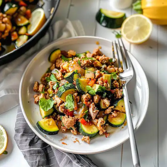 Easy Ground Turkey and Zucchini Skillet Recipe for Weeknights 2 image 813
