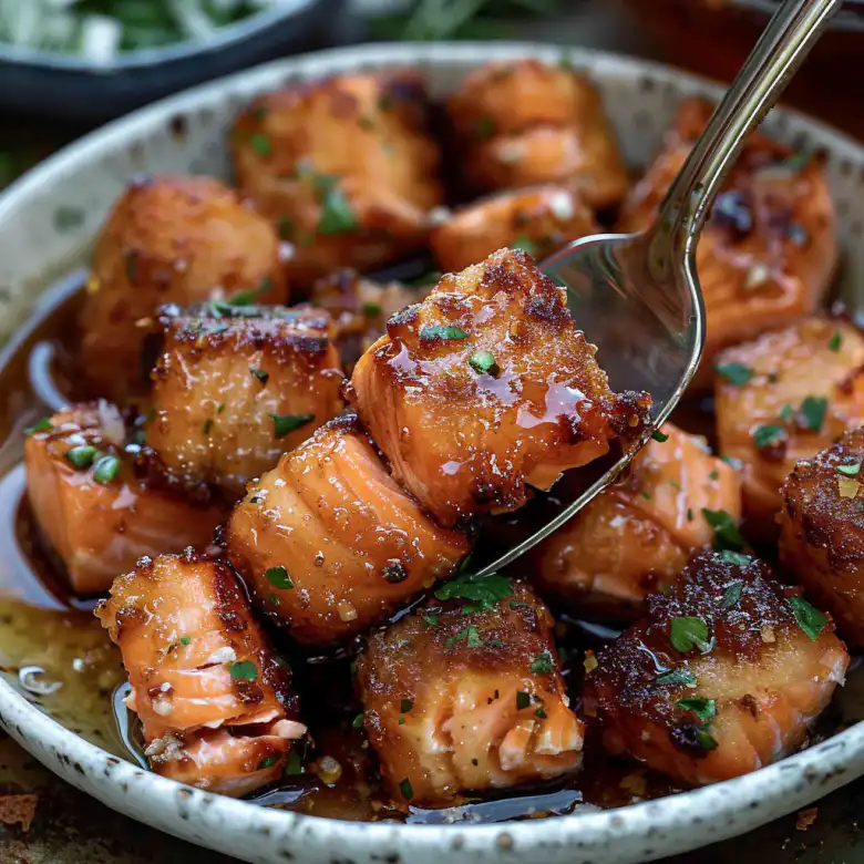 Easy Hot Honey Salmon Bites Recipe - Sweet & Spicy Glazed Fish 2 image 82