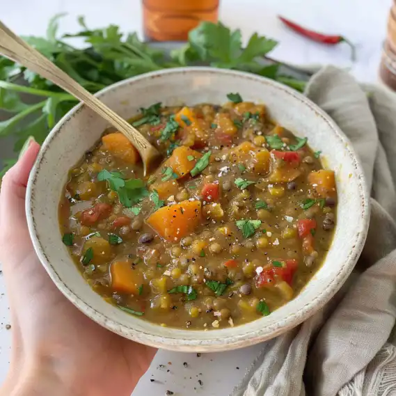 Hearty Sweet Potato Lentil Stew Recipe | Wholesome & Flavorful 2 image 880