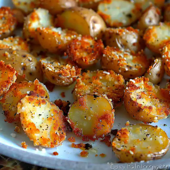 Easy Crispy Parmesan Garlic Roasted Baby Potatoes Recipe 2 image 919
