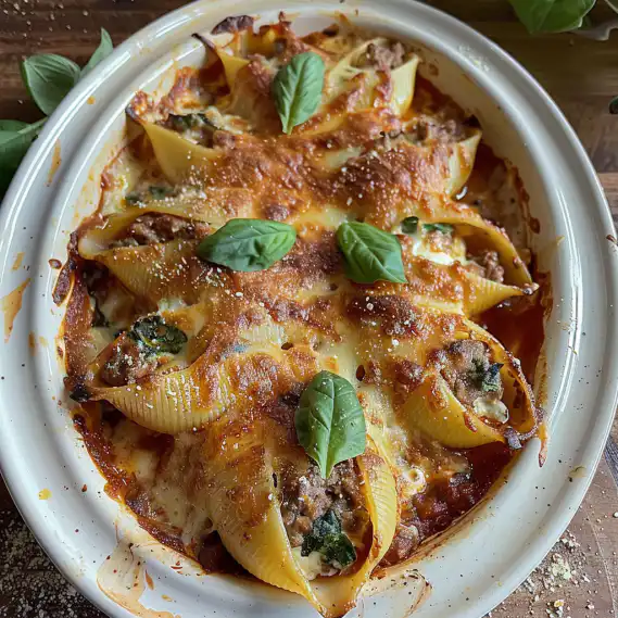 Delicious Beef-Stuffed Shells with Creamy Ricotta Filling Recipe 2 image 956