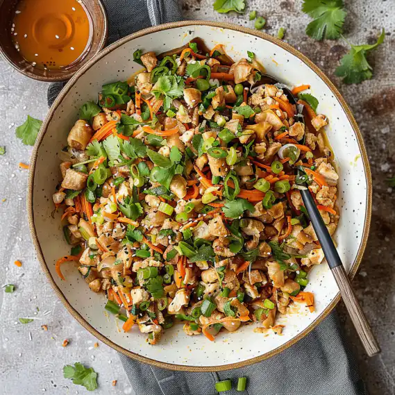 High Protein Turkey Egg Roll In A Bowl Recipe - Quick & Healthy Dinner 2 image 970