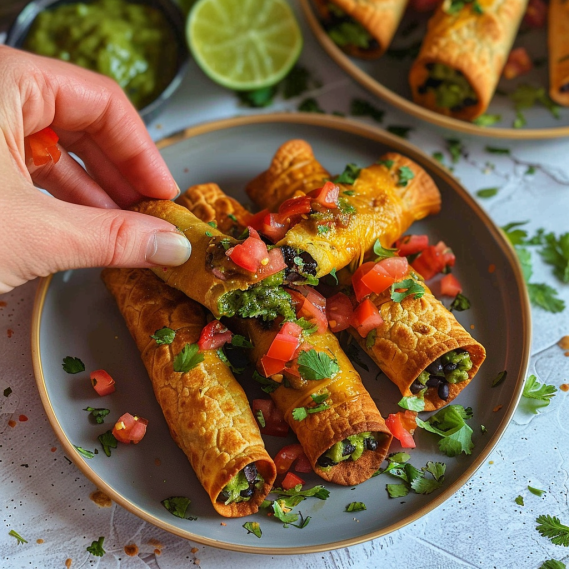 Black Bean Taquitos (Vegan, Gluten-Free and Easy!) Recipe 2 ro 1