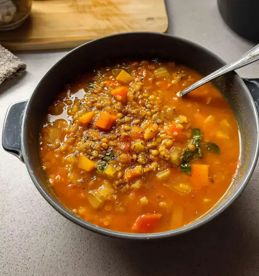 Damn Good Lentil Soup {Vegan & Dairy Free} Recipe - Easy & Nourishing 3 image 134 e1778112520333