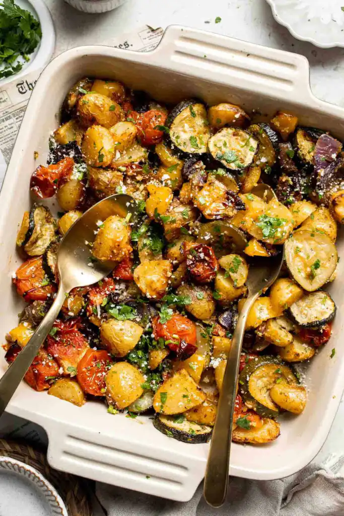 Mediterranean Roasted Veggie Bowl | Easy Recipe - Healthy & Quick Dinner Idea 2 image 140