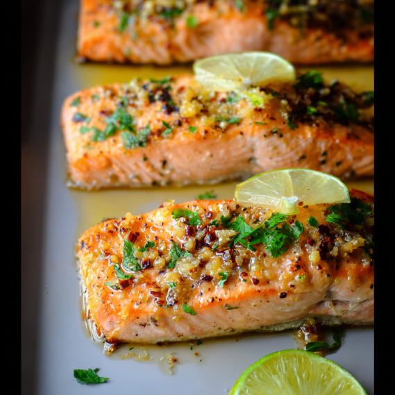 Easy Honey-Lime Garlic Butter Baked Salmon Recipe for Dinner 4 image 183