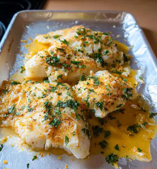 Garlic Butter Baked Cod That Is A Perfect Easy Dinner Delight - Simple & Flavorful 3 image 189 e1778260433195