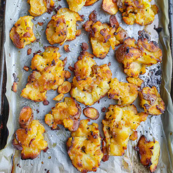 These Smashed Potatoes Are Crispy, Creamy, and Garlicky in Every Bite 2 image 212