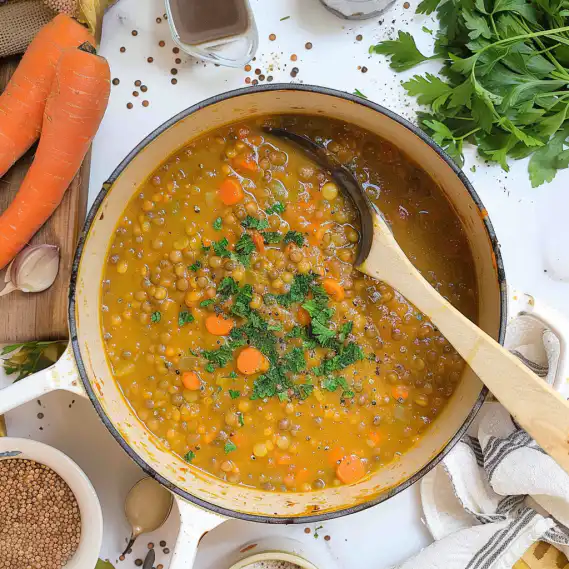 Easy Carrot Lentil Soup Recipe - Nourishing & Wholesome 2 image 246