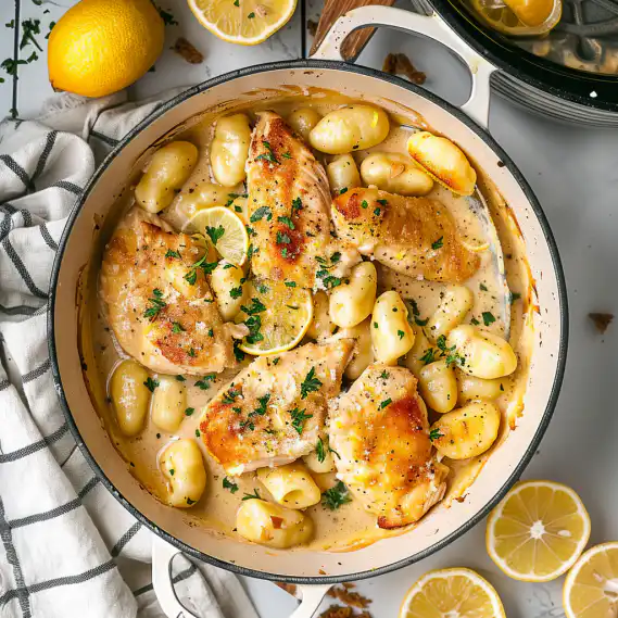 Lemon Chicken Gnocchi – Creamy, Cozy One-Pot Dinner Magic | Betty Flavors 2 image 279