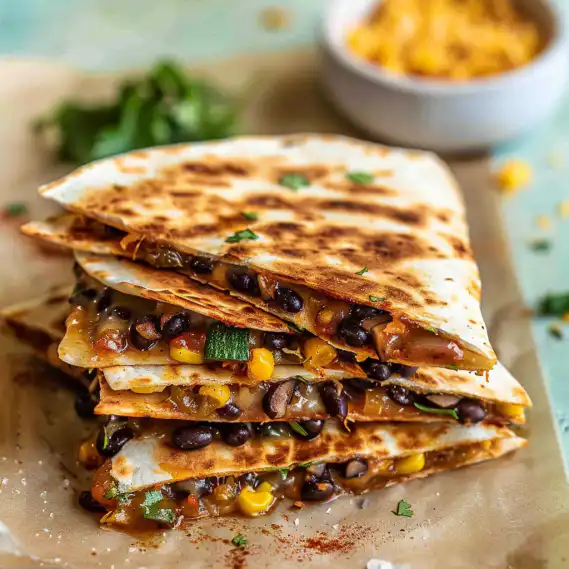 Quick Black Bean Veggie Quesadilla - Her Highness, Hungry Me Recipe 2 image 345