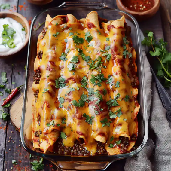 Vegan Enchiladas with Lentils | Gluten-Free Recipe - Elavegan 2 image 351