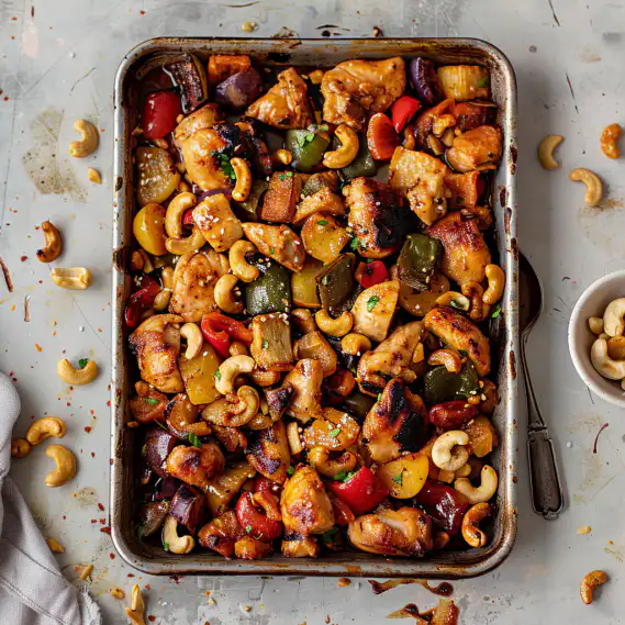 Sheet Pan Cashew Chicken: A Quick and Easy High Protein Recipe 2 image 374