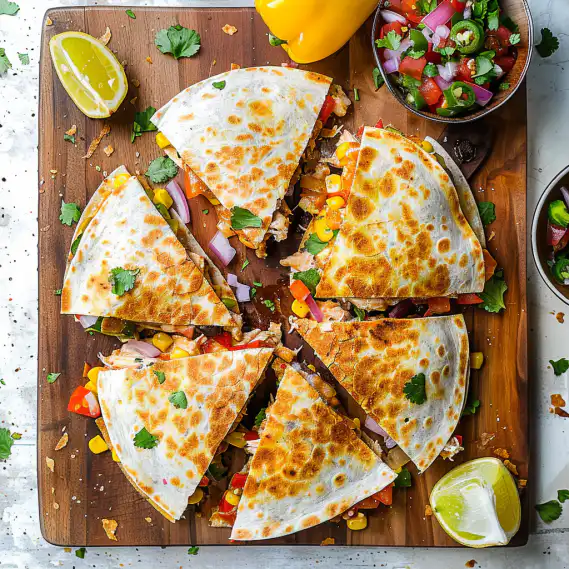 High Protein Chicken Quesadilla (Easy, Crispy & Filling) Recipe 2 image 376