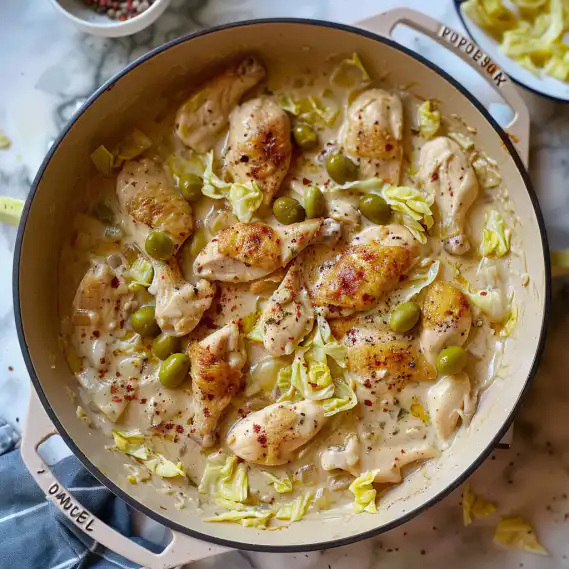Easy Creamy Pepperoncini Chicken Skillet Recipe | Quick Weeknight Dinner 2 image 383