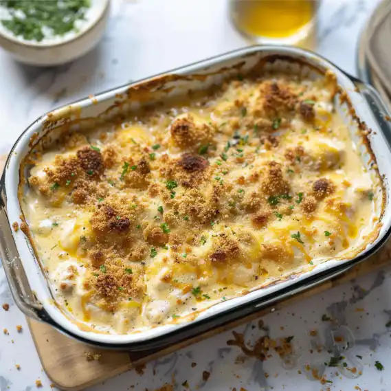 Easy Creamy Chicken Bake Recipe with Broccoli and Cheese 2 image 384