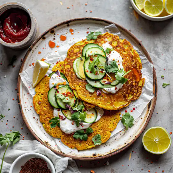 Energizing Savory Red Lentil Pancakes Recipe 2 image 416