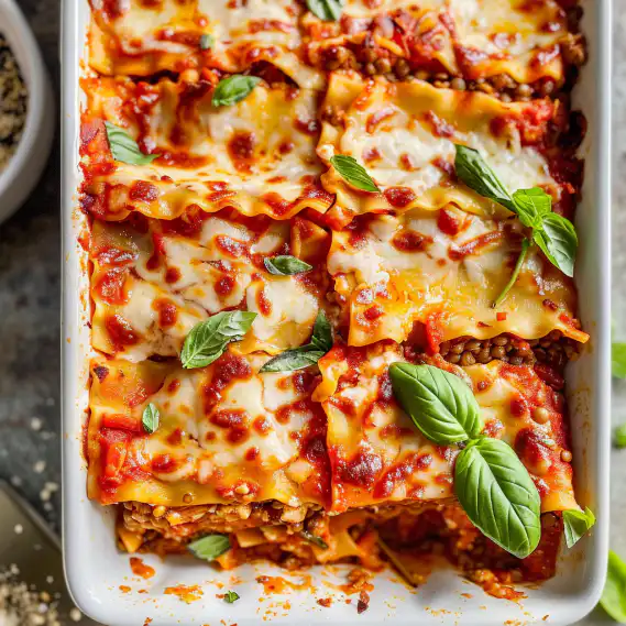 Easy & Delicious Lentil Lasagna Recipe (Vegetarian) 2 image 419