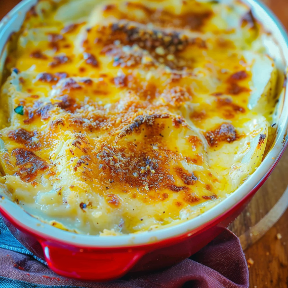 Chris Potatoes Au Gratin: Easy Creamy Cheesy Potato Casserole Recipe 2 image 483