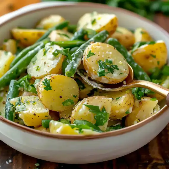 Delicious Creamy Green Bean Potato Salad Recipe for Potlucks 2 image 486