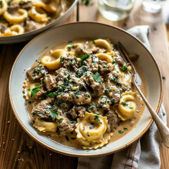Irresistible 30-Minute Creamy One-Skillet Beef Stroganoff Tortellini Recipe 2 image 513
