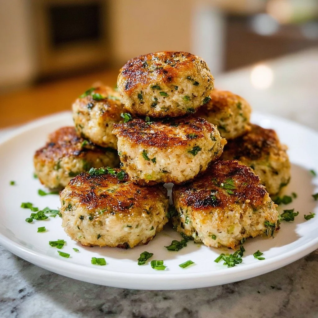 Deliciously cooked oven-baked Greek turkey meatballs with herbs and spices